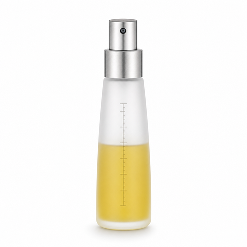 MistPro frosted glass olive oil sprayer with stainless steel pump